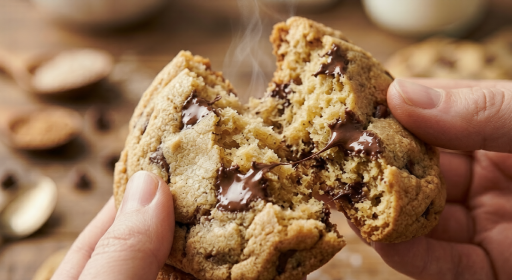 Thick Chocolate Chip Cookies
