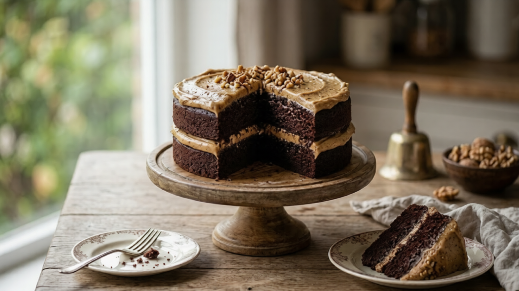 The Ultimate Chocolate Cake with Whipped Brown Butter Cream