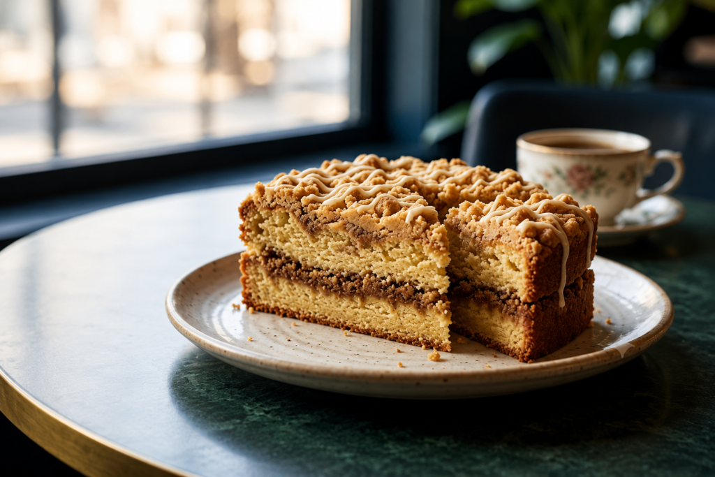 Cinnamon Streusel Coffee Cake